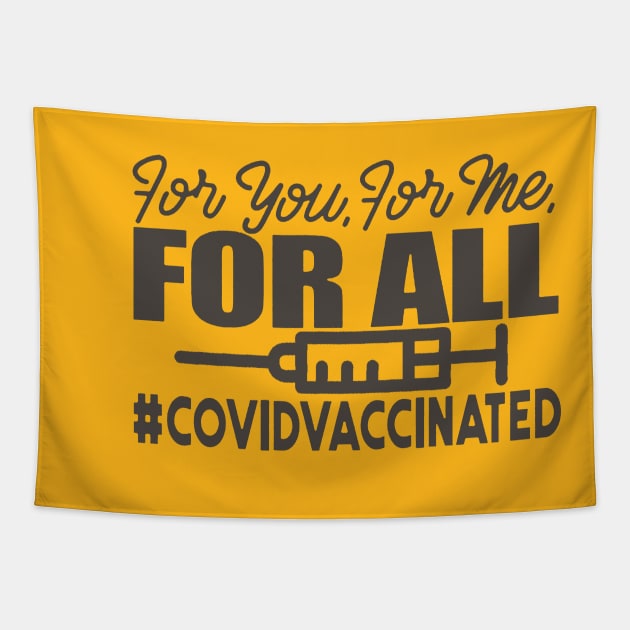 covid 19 vaccine Tapestry by Digifestas