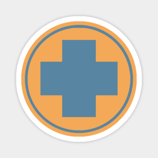 Team Fortress 2 - Blue Medic Emblem Magnet