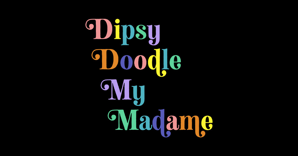 Dipsy Doodle (rainbow) Dipsy Doodle Sticker TeePublic