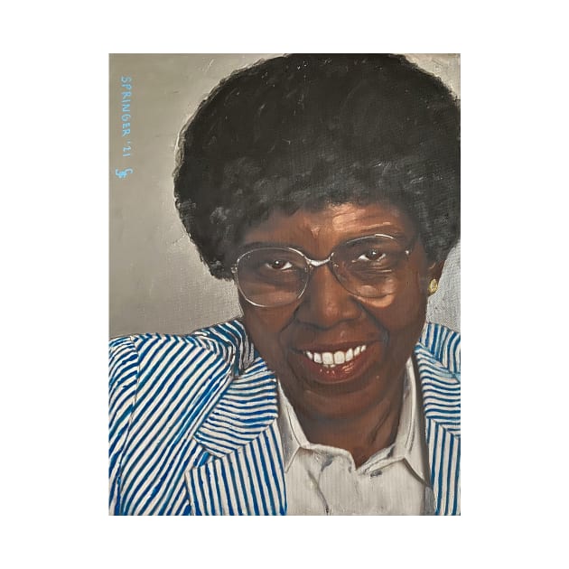 Portrait of Barbara Jordan by gjspring