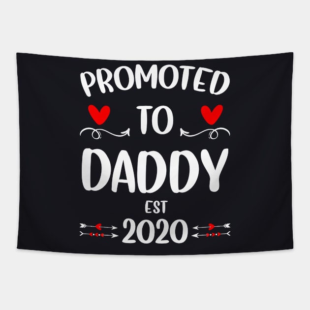 Promoted to Daddy 2020 Tapestry by DARSHIRTS
