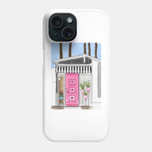 Palm Springs Pink Door Phone Case