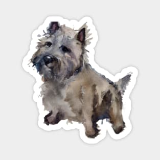 Watercolor Cairn Terrier - Dog Lovers Magnet