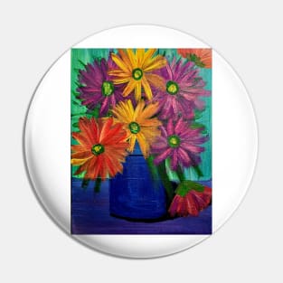 Multiple colorful of lily's flowers Pin