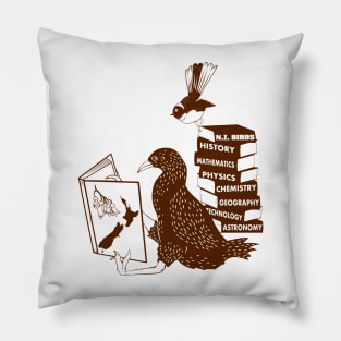 New Zealand birds reading books Pillow