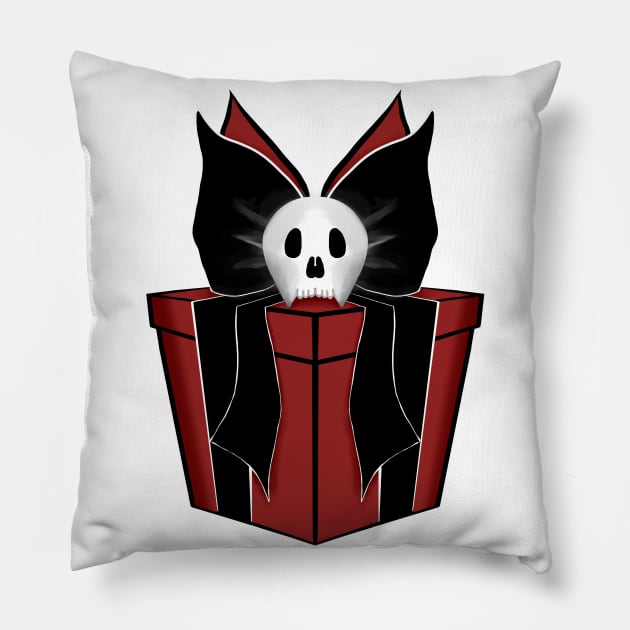 Creepy Christmas Pillow by AnnaBlackDragon