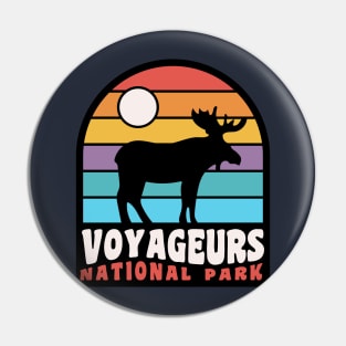 Voyageurs National Park Moose Minnesota Badge Pin