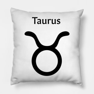 Taurus zodiac sign merchandise Pillow