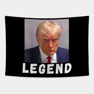 Trump Mugshot Tapestry
