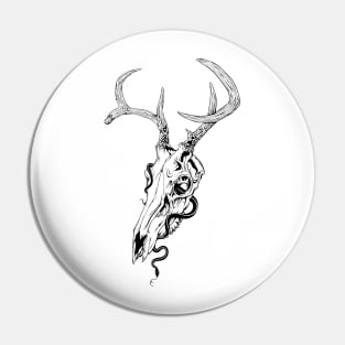deer skull Pin