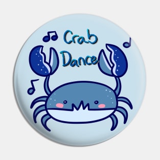 Blue Crab Dance Pin