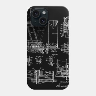 Automatic Bowling Machine Vintage Patent Drawing Phone Case