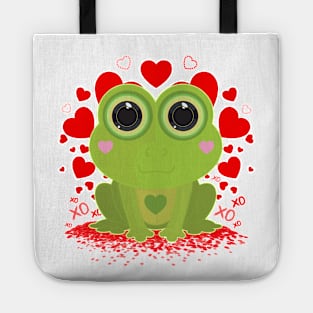 Valentine's Day Frog Tote