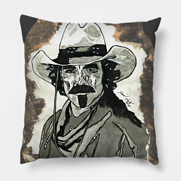 Matthew Quigley Pillow by BladeAvenger