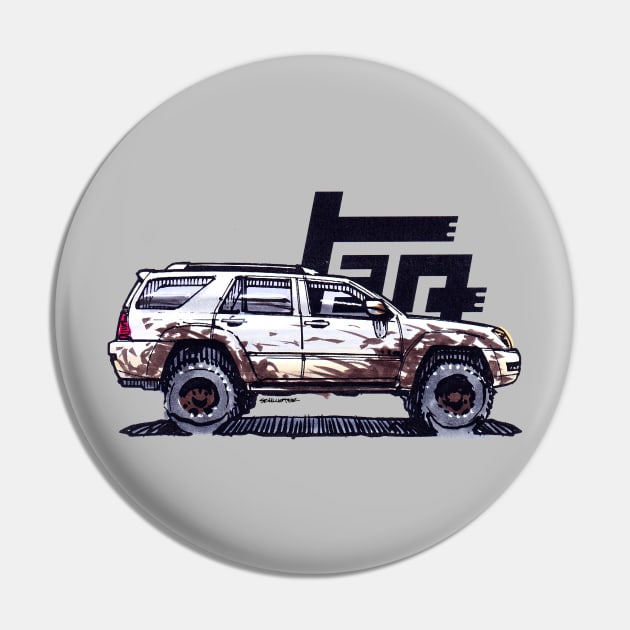 4th Gen 4Runner TRD - Ghost Pin by robert1117