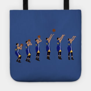 Steph Curry Jumpshot - Golden State Warriors Tote