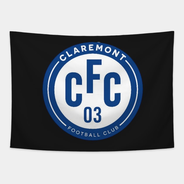 Claremont football club | AFL Aussie football Tapestry by euror-design