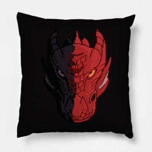 Pixelart Dragon Half Pillow