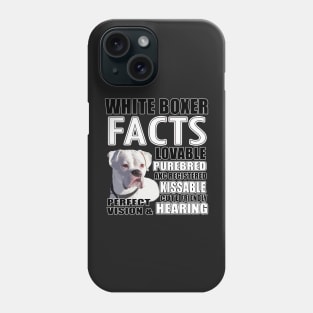 Facts About White Boxers Phone Case