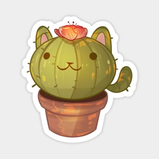 Cat Cactus Magnet