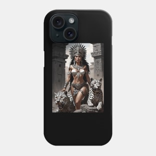 Jaguar Queen - Aztec Pride Phone Case