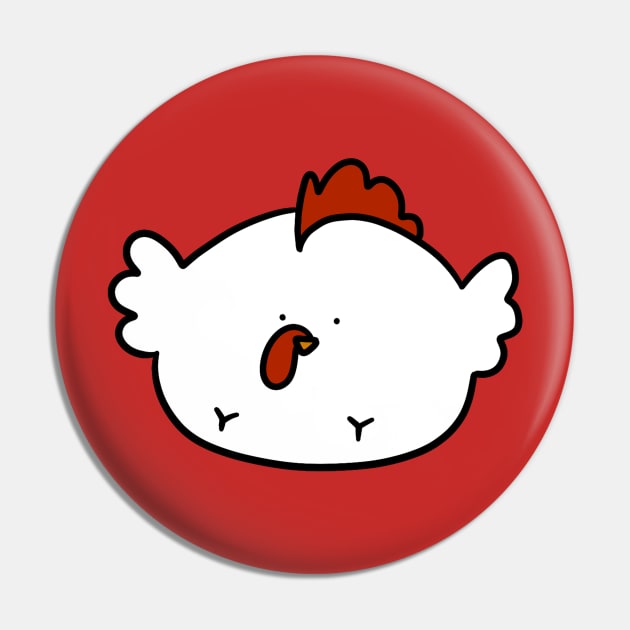 Chicken Blob Pin by saradaboru