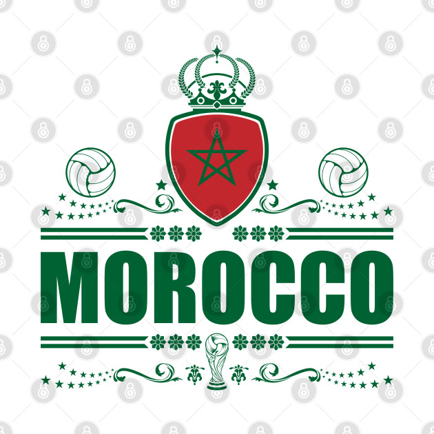 MOROCCO FOOTBALL GIFTS | VIGNETTE LINEART by VISUALUV