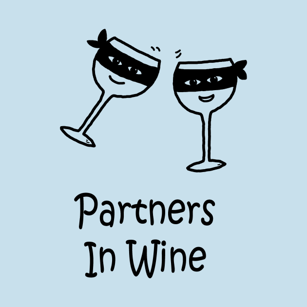 Partners In Wine Pocket by PelicanAndWolf