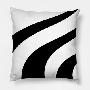 Black and white pattern Pillow