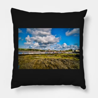 Clouds & Coastal Scenery - Newport, Pembrokeshire Pillow