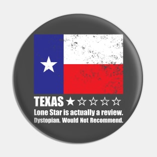 Texas: Lone Star is actually a rating. One Star Review Pin