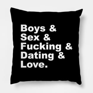 Boys Sex Etc Pillow