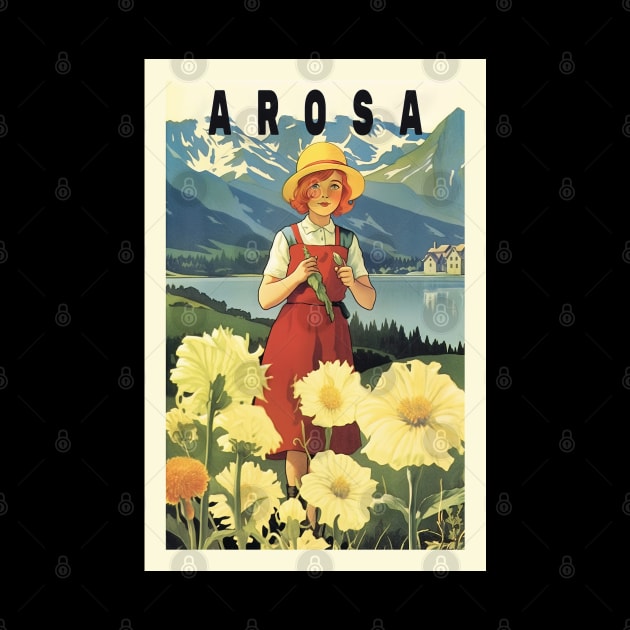 Arosa, Switzerland, Poster by BokeeLee