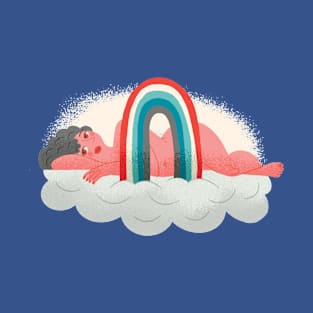 Rainbow Cloud Girl T-Shirt