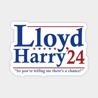 Lloyd and Harry '24 - Election Funny Dumb And Dumber Magnet