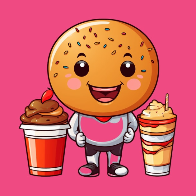 kawaii  junk food T-Shirt cute  funny by nonagobich