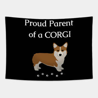 Pembroke Welsh Corgi Dog Proud Parent Tapestry