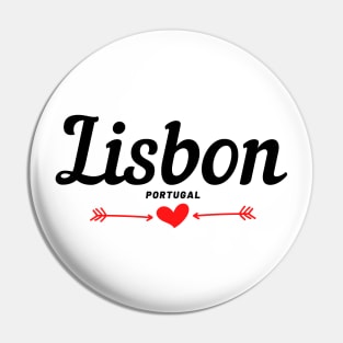 Travel Lisbon Portugal Pin