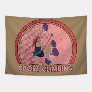 Sport Climbing Tapestry