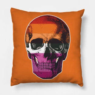 Lesbian Skull Pillow