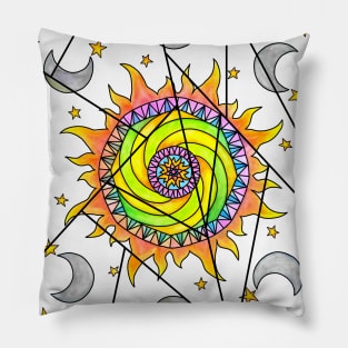 Sun and Moon Pillow