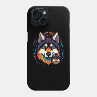 Alaskan Husky Fathers Day Phone Case