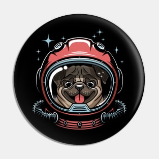 Pug astronaute Pin