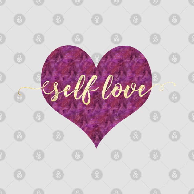 SELF LOVE | Gold Foil by ABcreative