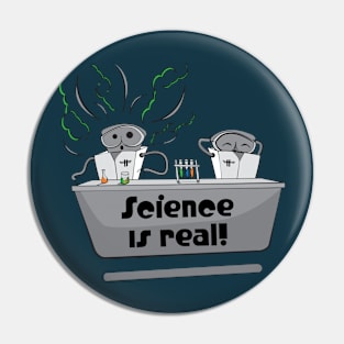 Science is Real Chemistry Robots Pin