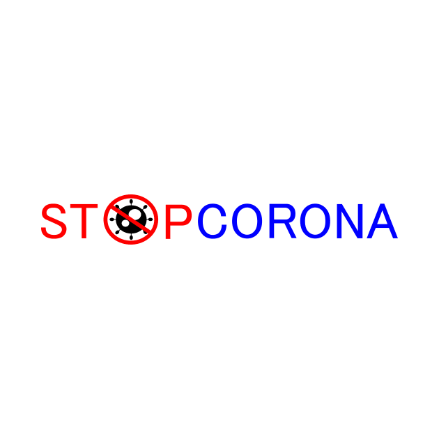 Stop corona by abc4Tee