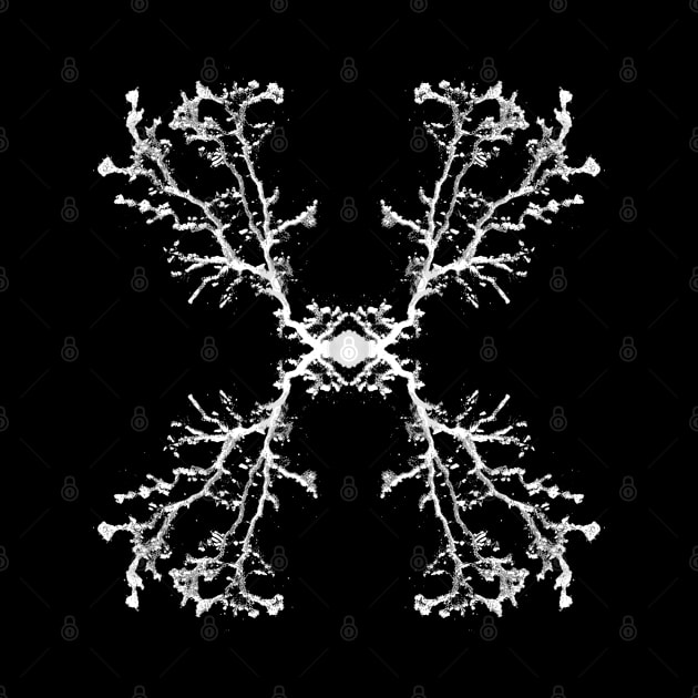 Cordyceps Symmetrical Rorschach by Power Up Prints