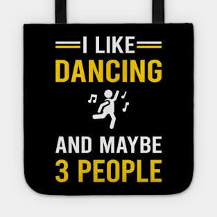 3 People Dancing Dance Dancer Tote