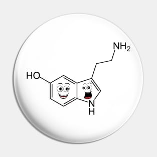 Serotonin Smile Pin