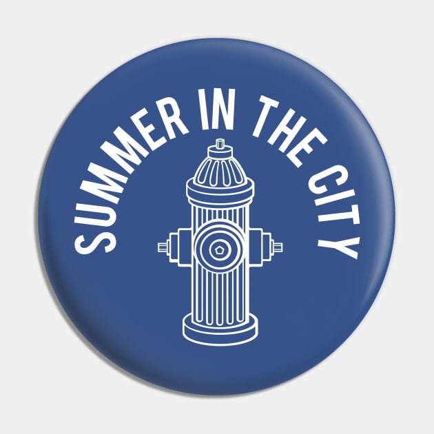 NYC Fire Hydrant Fun Pin by PopCultureShirts